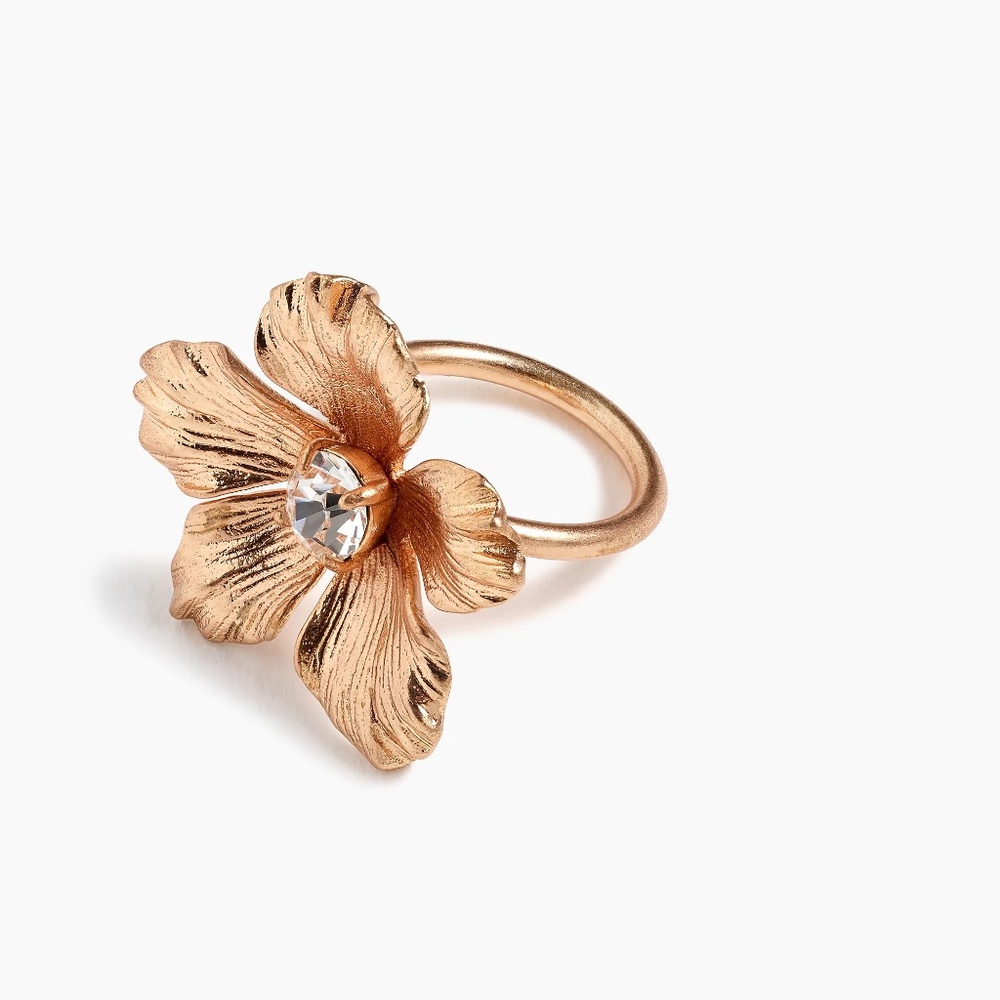 New‎ J. Crew Women's Statement Flower Pansy Ring